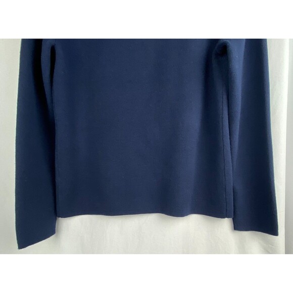 J.Crew 365 Blazer Womens Small Navy Blue Cropped single-button sweater-blazer - Picture 10 of 10